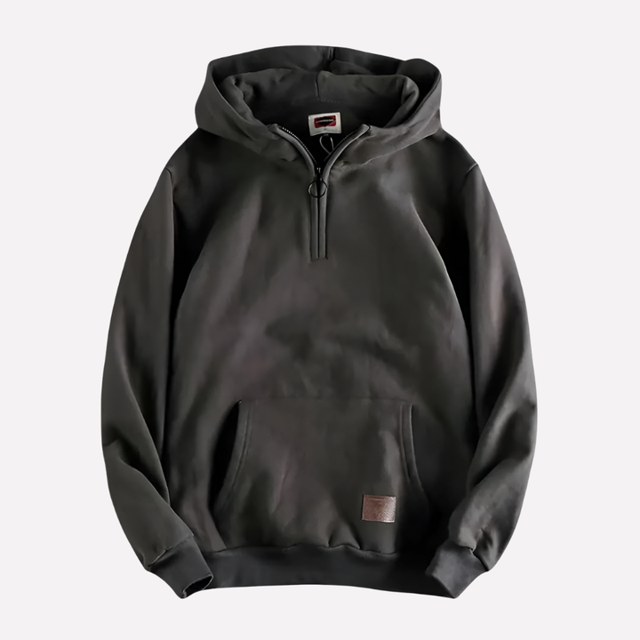 Pánský poloviční zip svetr