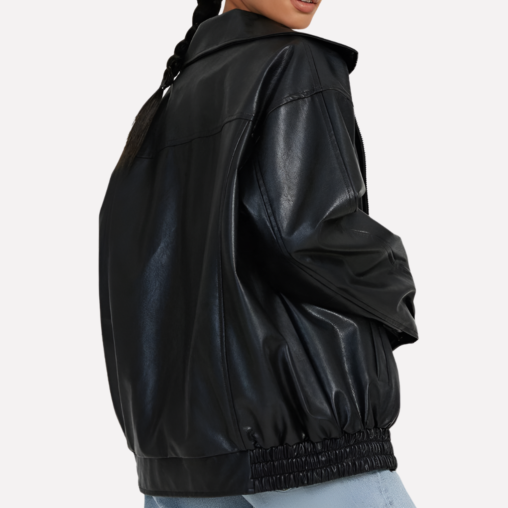 Dámská oversized bomber bunda