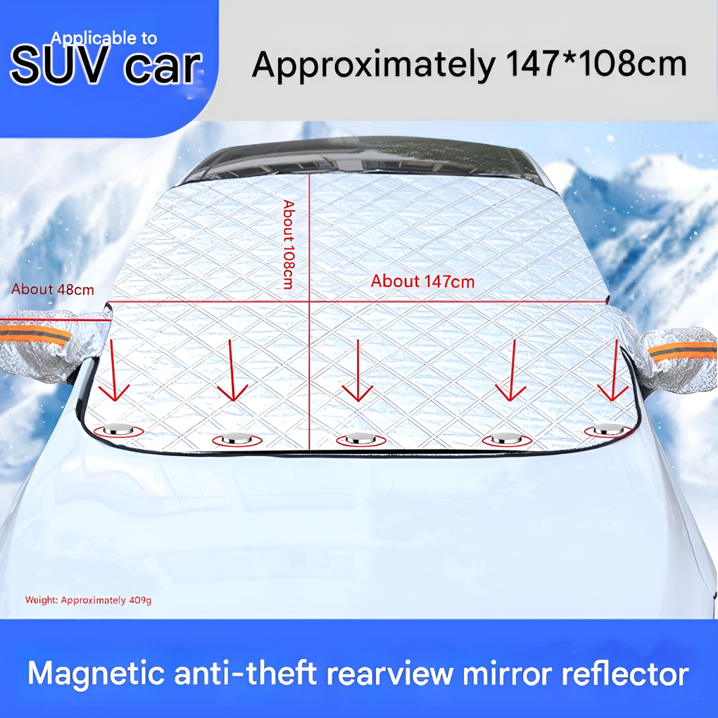 Magnetická anti-mrazová plachta – Ochranný list na čelní sklo