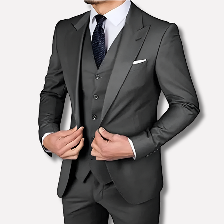 Mužský slim-fit 3-dílný oblek