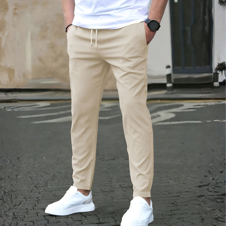 Minimalistické stahovací joggingové kalhoty