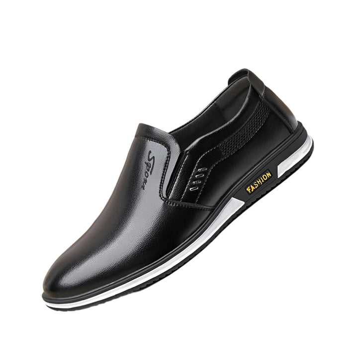 Elegantní pánské kožené boty v různých barvách