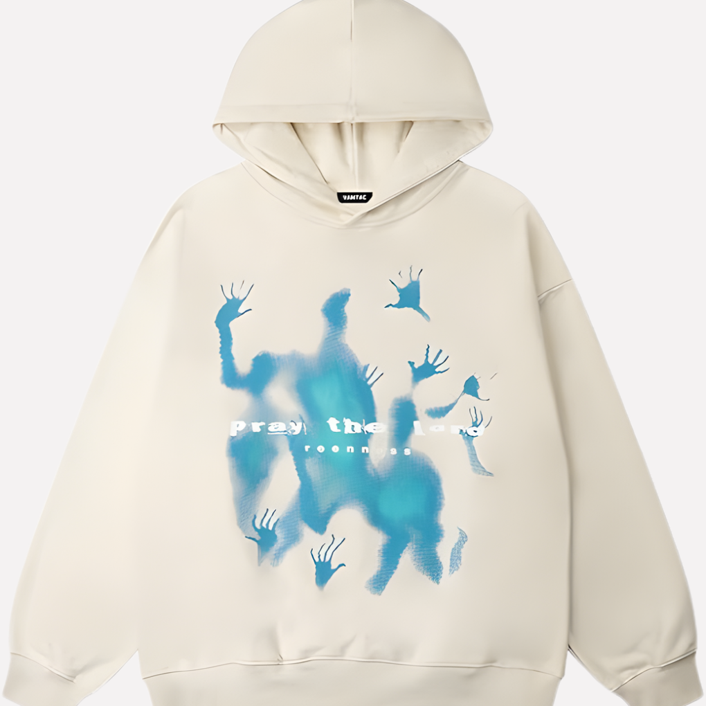 Unisex Oversized Grafický Svetř