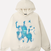Unisex Oversized Grafický Svetř