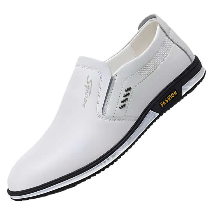Elegantní pánské kožené boty v různých barvách