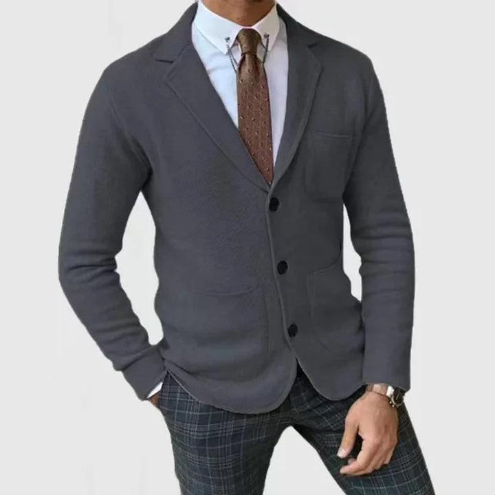 Pánské pletené sako – vymazaný styl