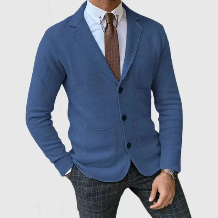 Pánské pletené sako – vymazaný styl