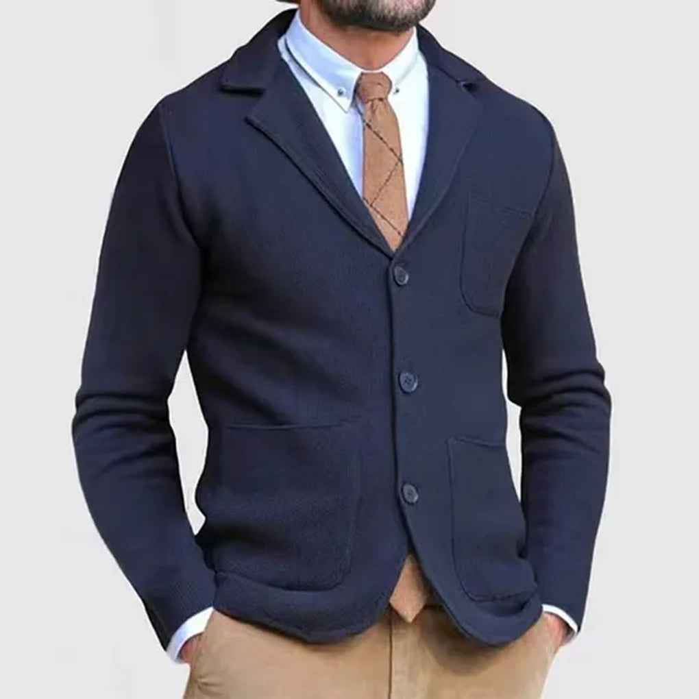 Pánské pletené sako – vymazaný styl