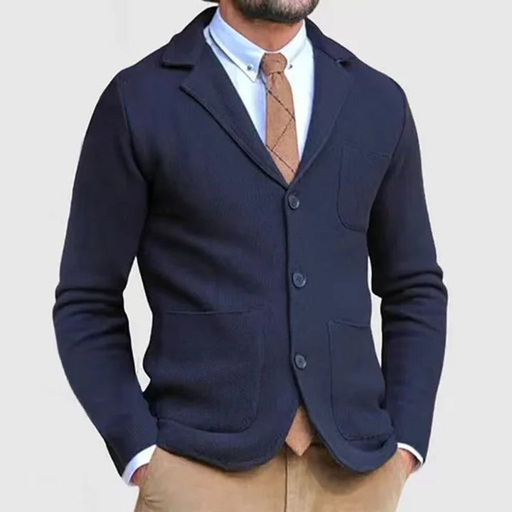 Pánské pletené sako – vymazaný styl