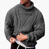 Pánský turtleneck svetr – klasický pletený pulover
