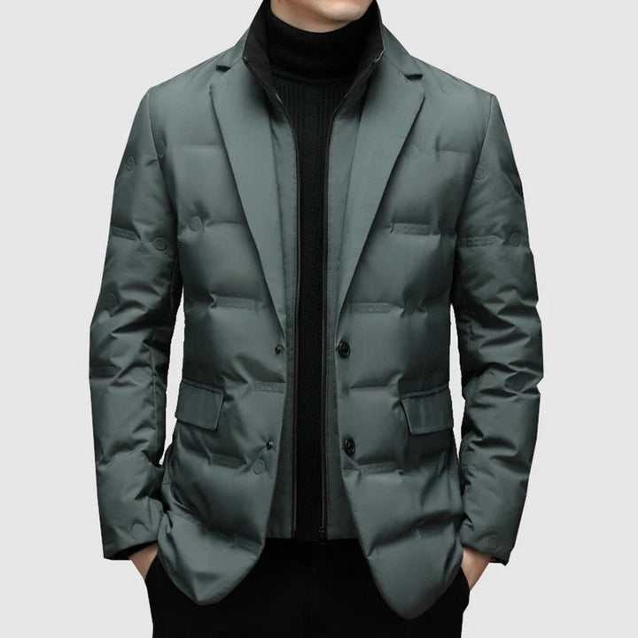 Pánská parka bunda styl zimní připravený layer
