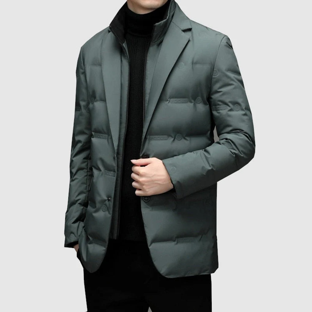 Pánská parka bunda styl zimní připravený layer