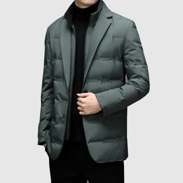 Pánská parka bunda styl zimní připravený layer
