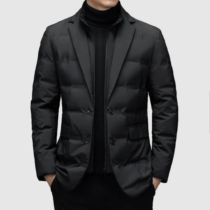 Pánská parka bunda styl zimní připravený layer