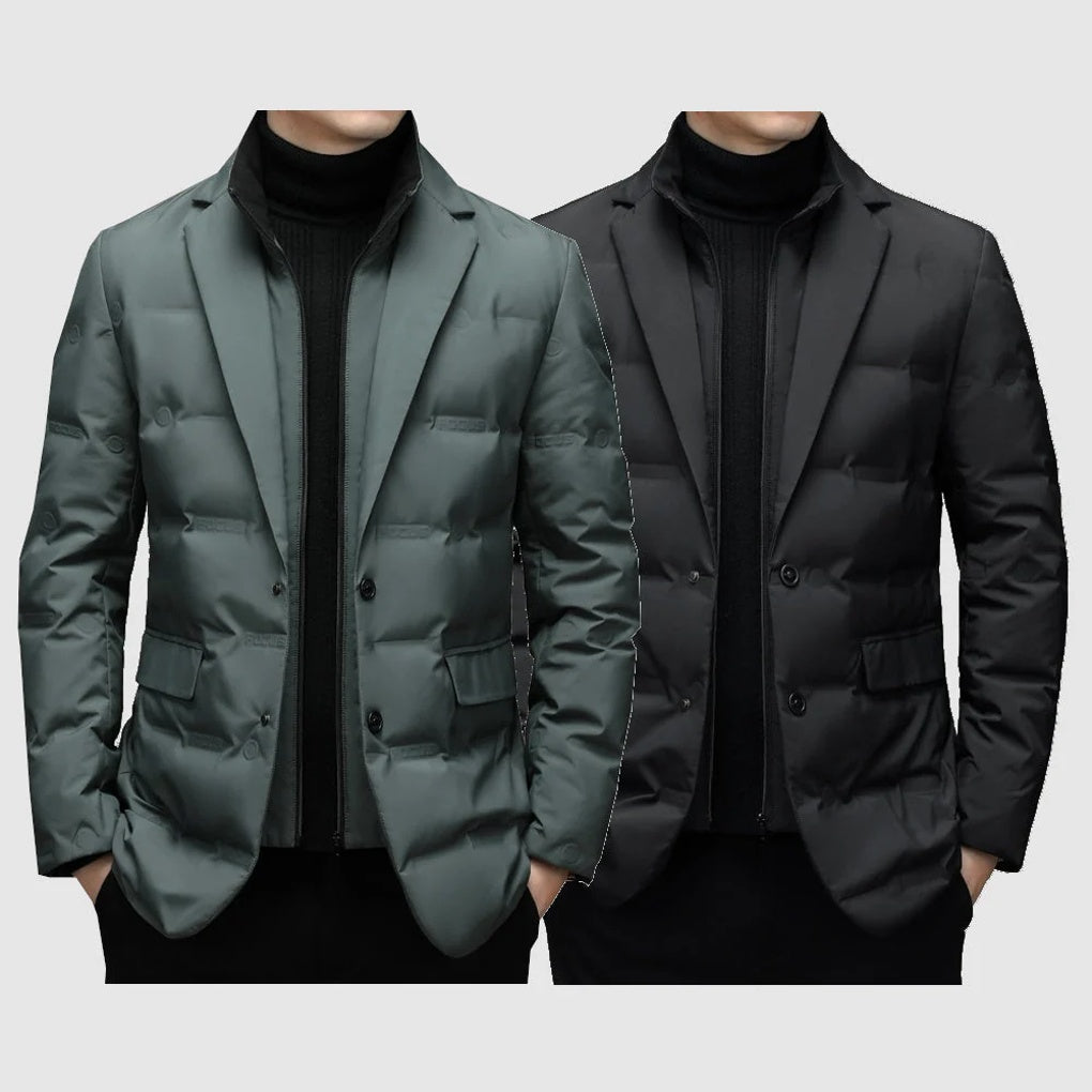 Pánská parka bunda styl zimní připravený layer