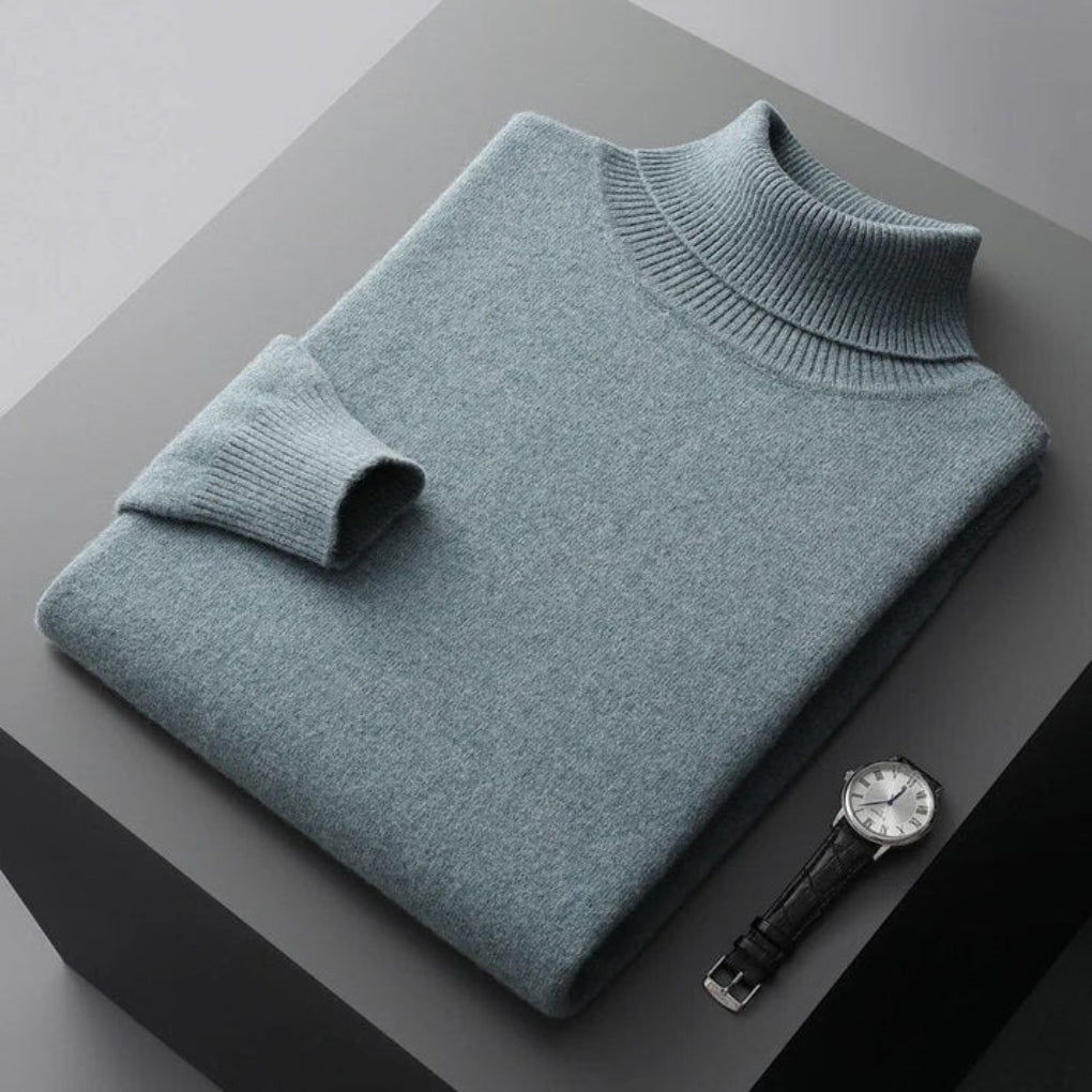 Pánský turtleneck svetr – Elegantní vrstva s jemným vzhledem