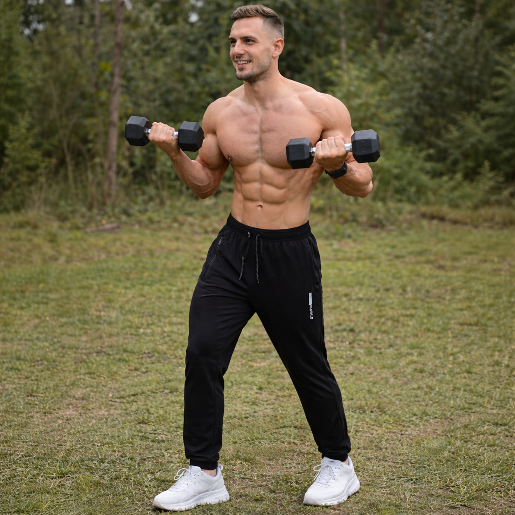 Pánské zkrácené jogger tepláky