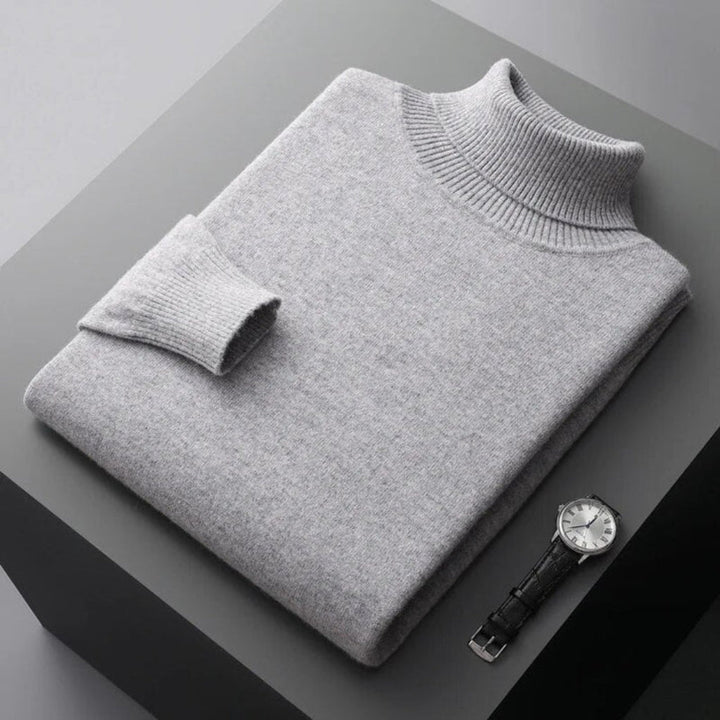 Pánský turtleneck svetr – Elegantní vrstva s jemným vzhledem