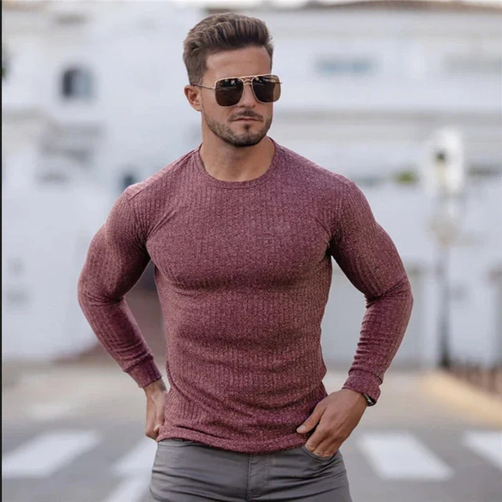 Jemný jemný vlnený svetr elegantní casual styl