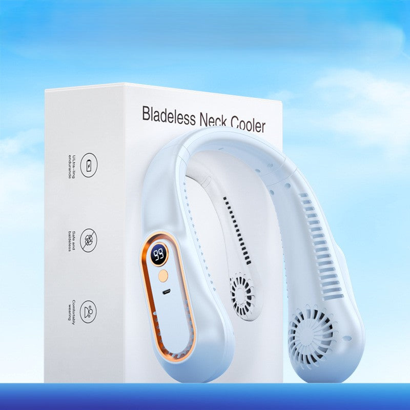 Přenosný USB nákrční ventilátor s 360° flexibilním chlazením pro venkovní použití