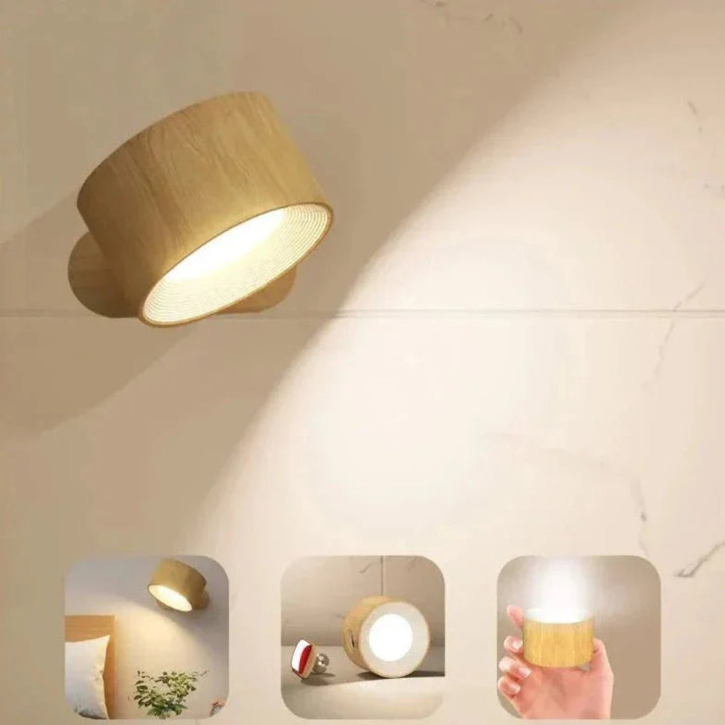 Magnetická a bezdrátová nástěnná lampa