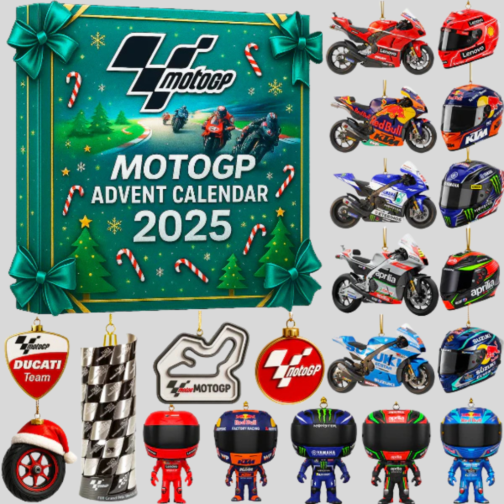 MotoGP™ Adventní kalendář 2025 – 24 dnů závodních sběratelských předmětů