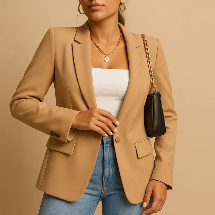 Elegantní Fitted Blazer pro Ženy