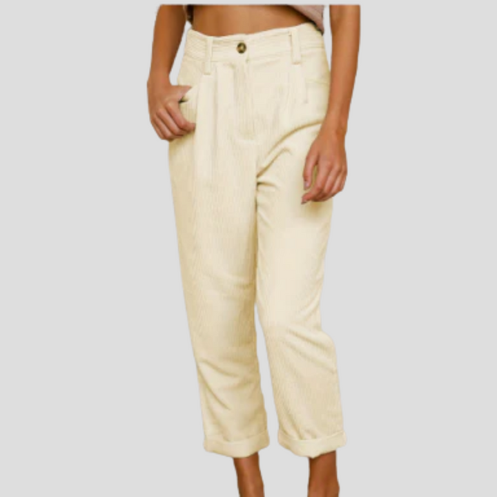 Stylové kordové kalhoty – Casual flair s texturou