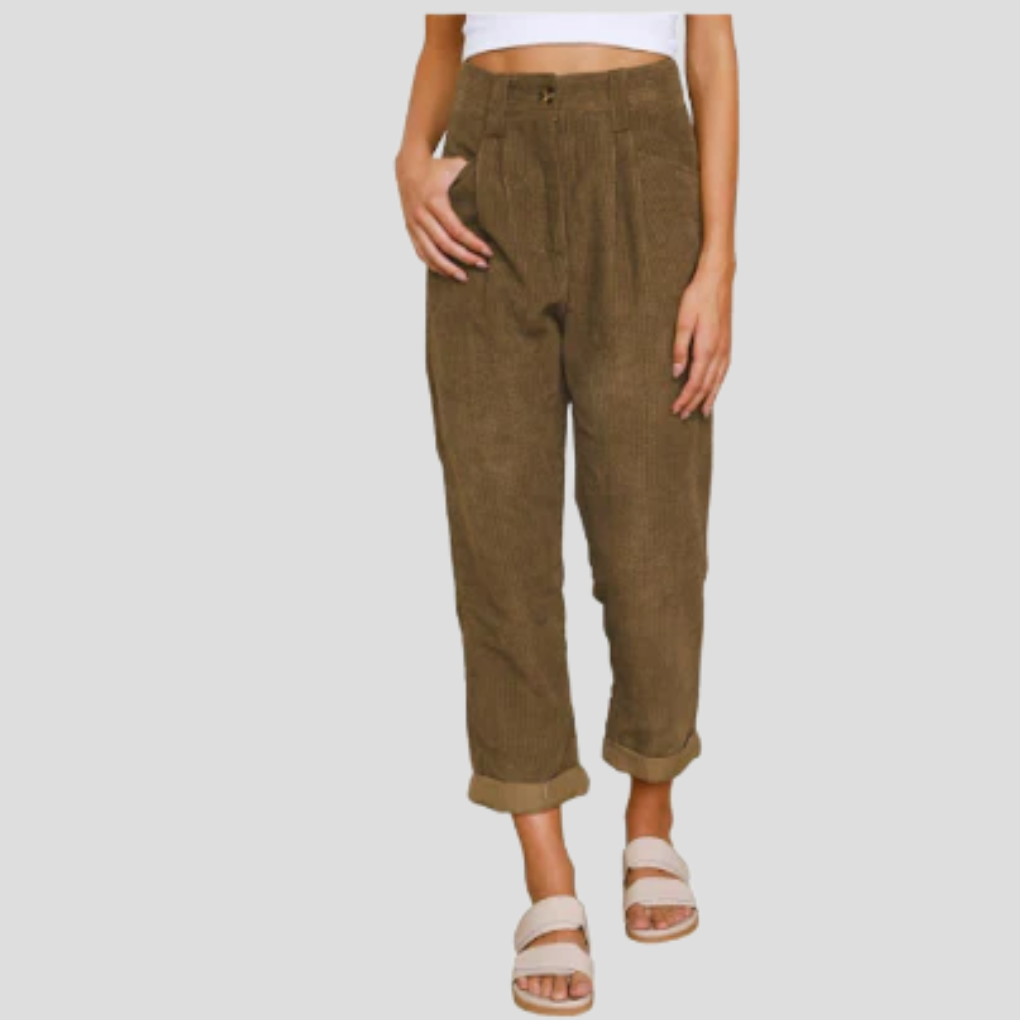 Stylové kordové kalhoty – Casual flair s texturou