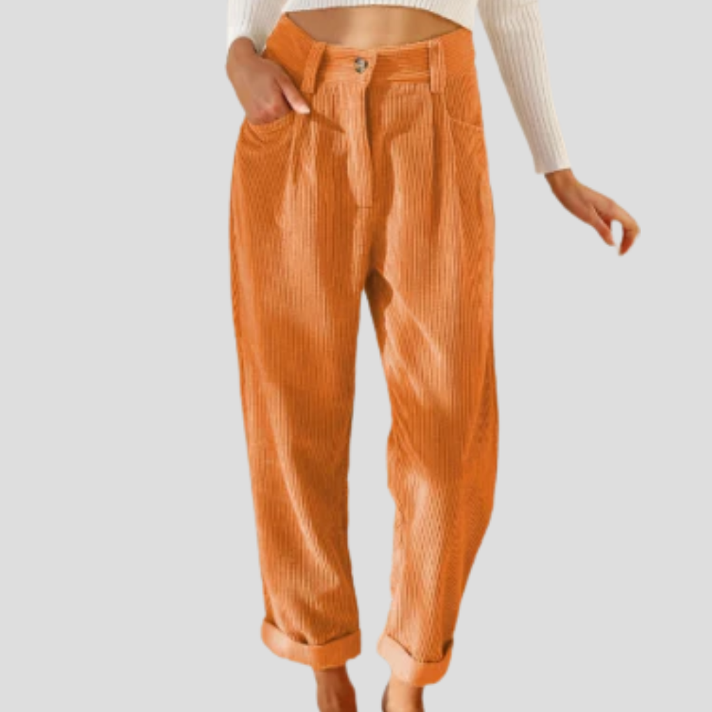 Stylové kordové kalhoty – Casual flair s texturou