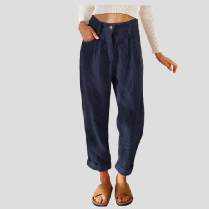 Stylové kordové kalhoty – Casual flair s texturou