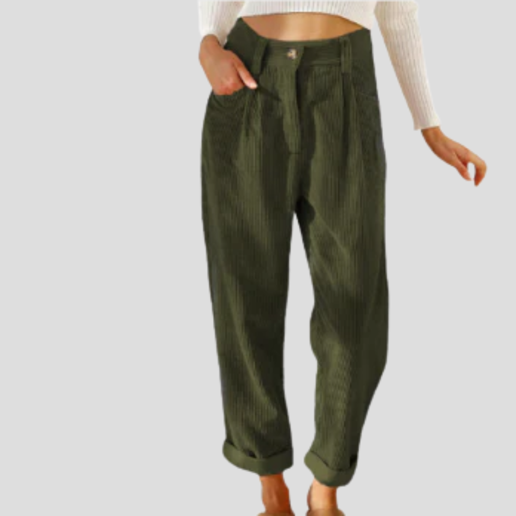Stylové kordové kalhoty – Casual flair s texturou