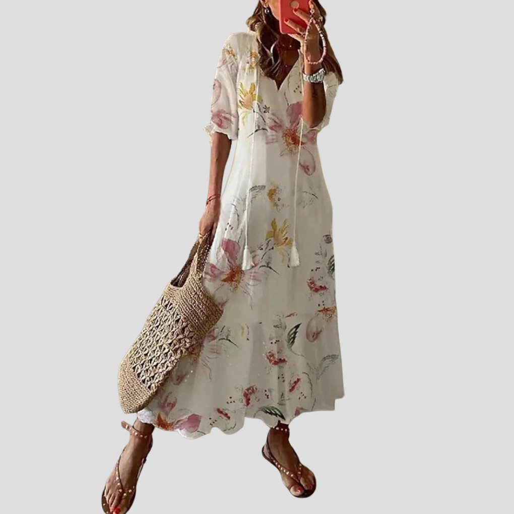 Jemná Petal Maxi Sukně