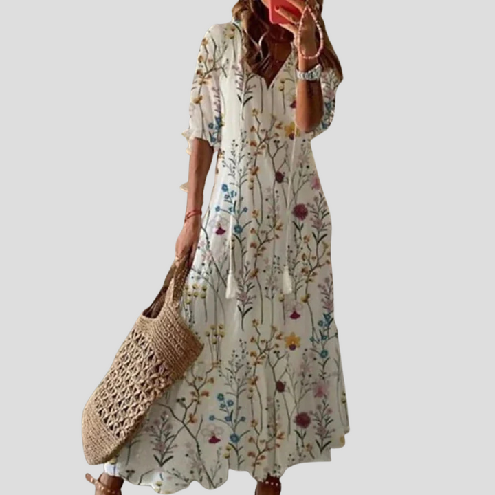 Jemná Petal Maxi Sukně