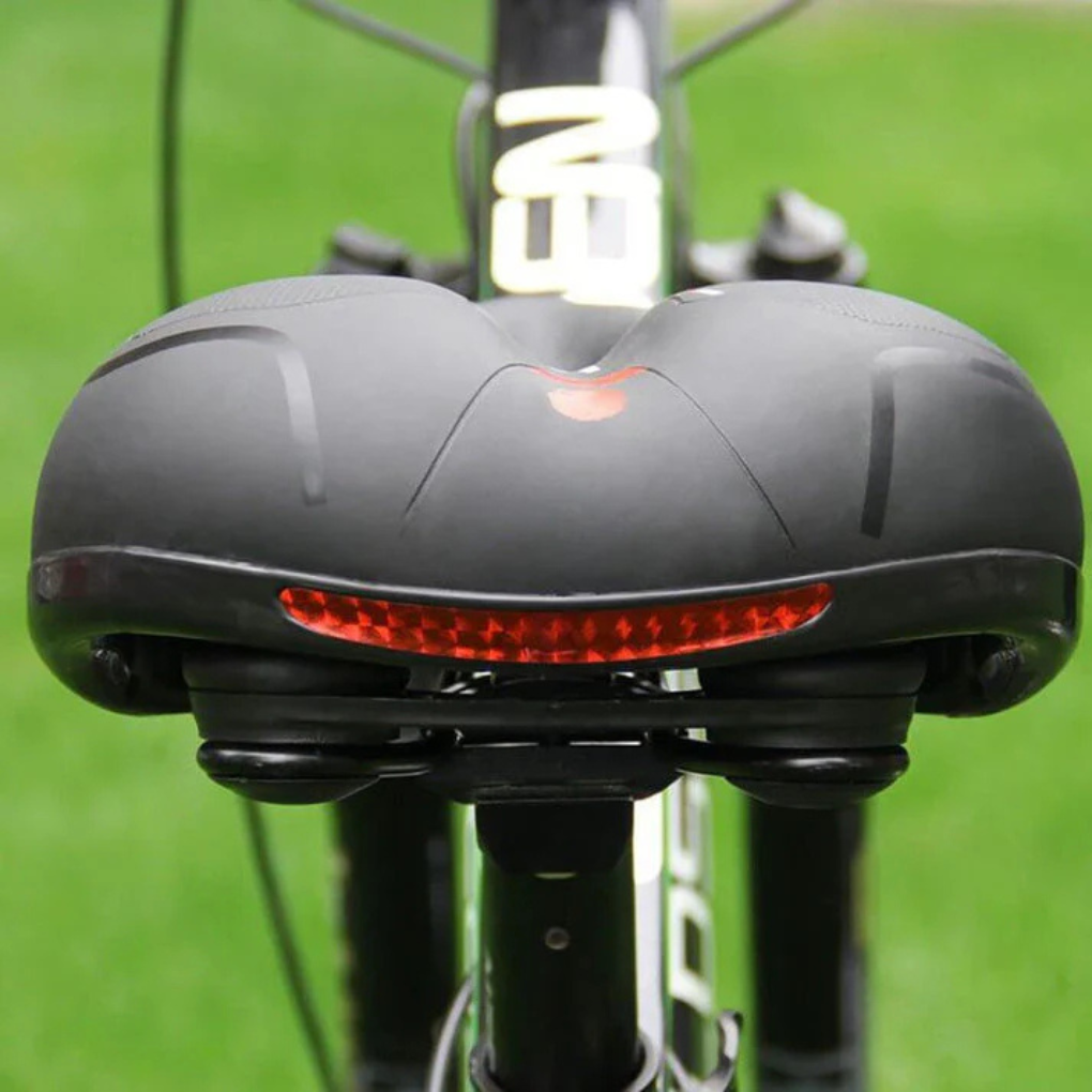 Univerzální ergonomické cyklistické sedlo – design s podporou a ovládáním