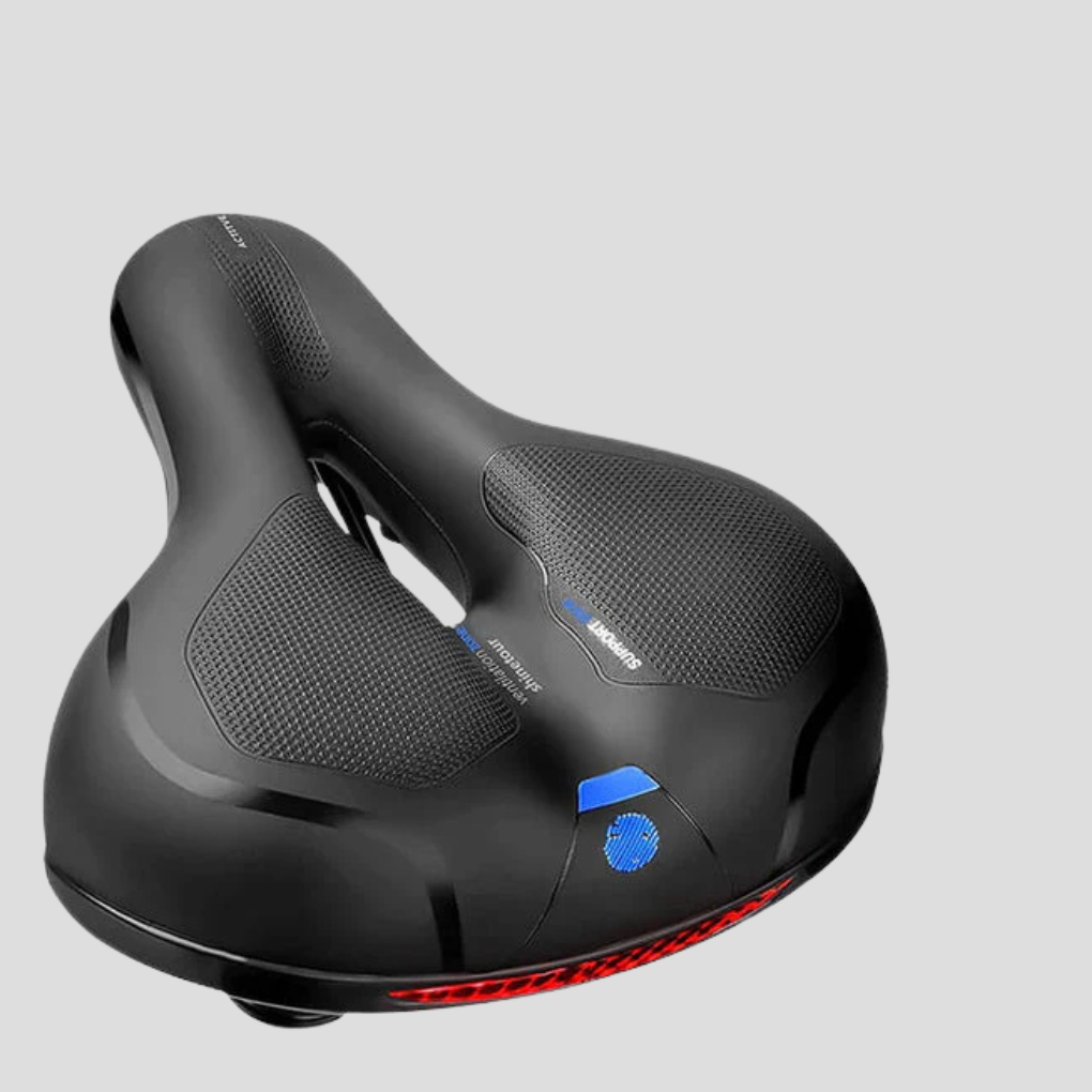 Univerzální ergonomické cyklistické sedlo – design s podporou a ovládáním