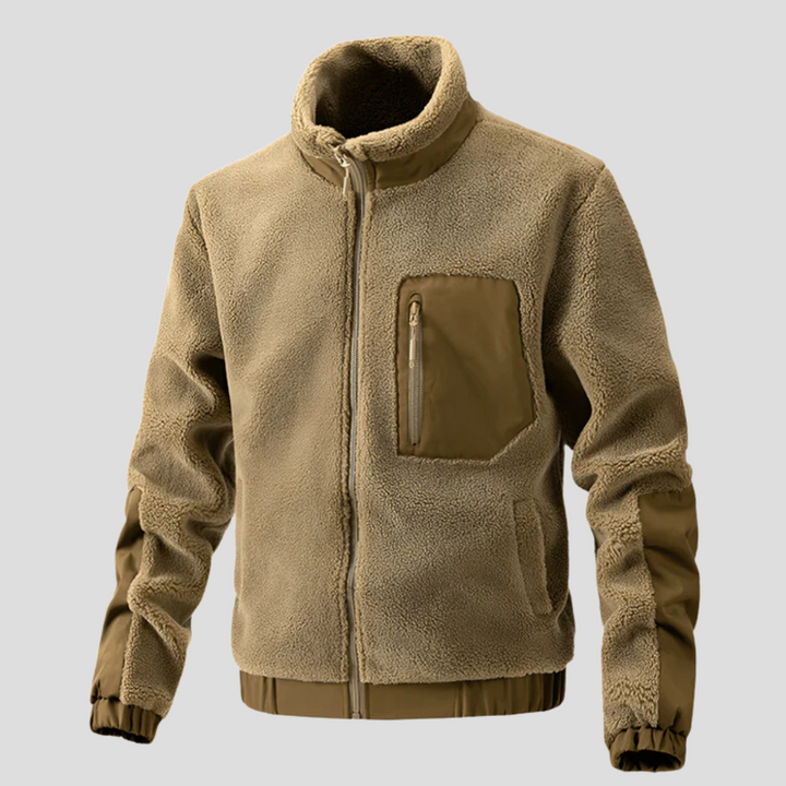 Mužská outdoor fleece bunda