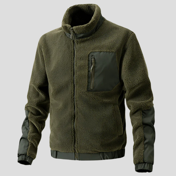 Mužská outdoor fleece bunda