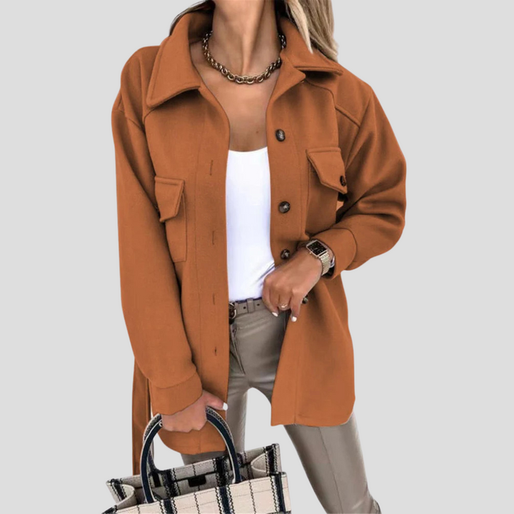 Dámská oversized bunda — Uvolněná vrstva s univerzálním střihem