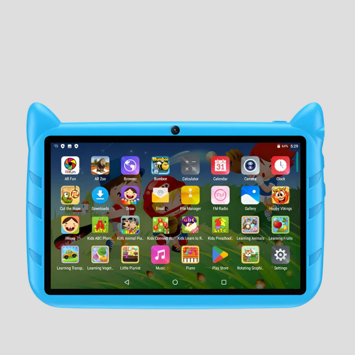 7-palcový dětský tablet – 5G WiFi | 4 GB RAM | 64 GB ROM