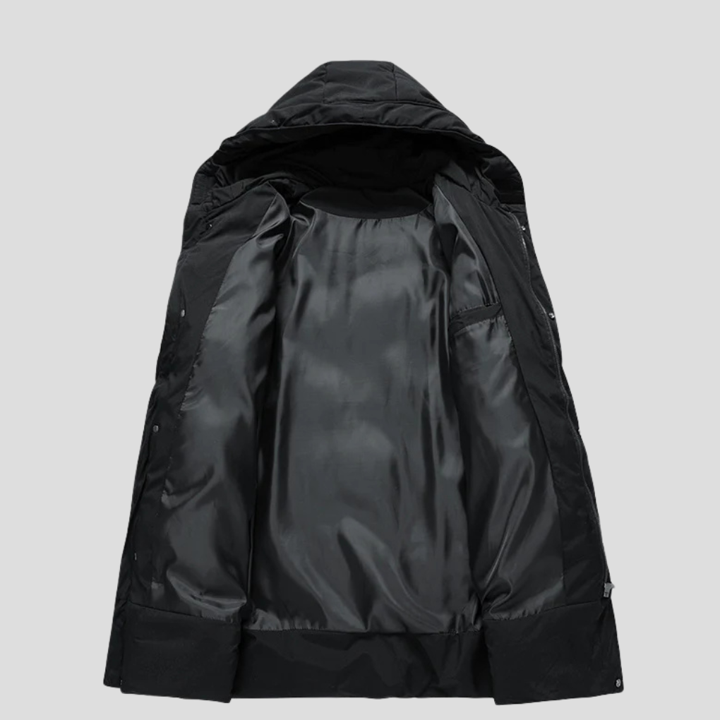 Pánský Parka Kabát – Elegantní Štít pro Tvrdé Počasí
