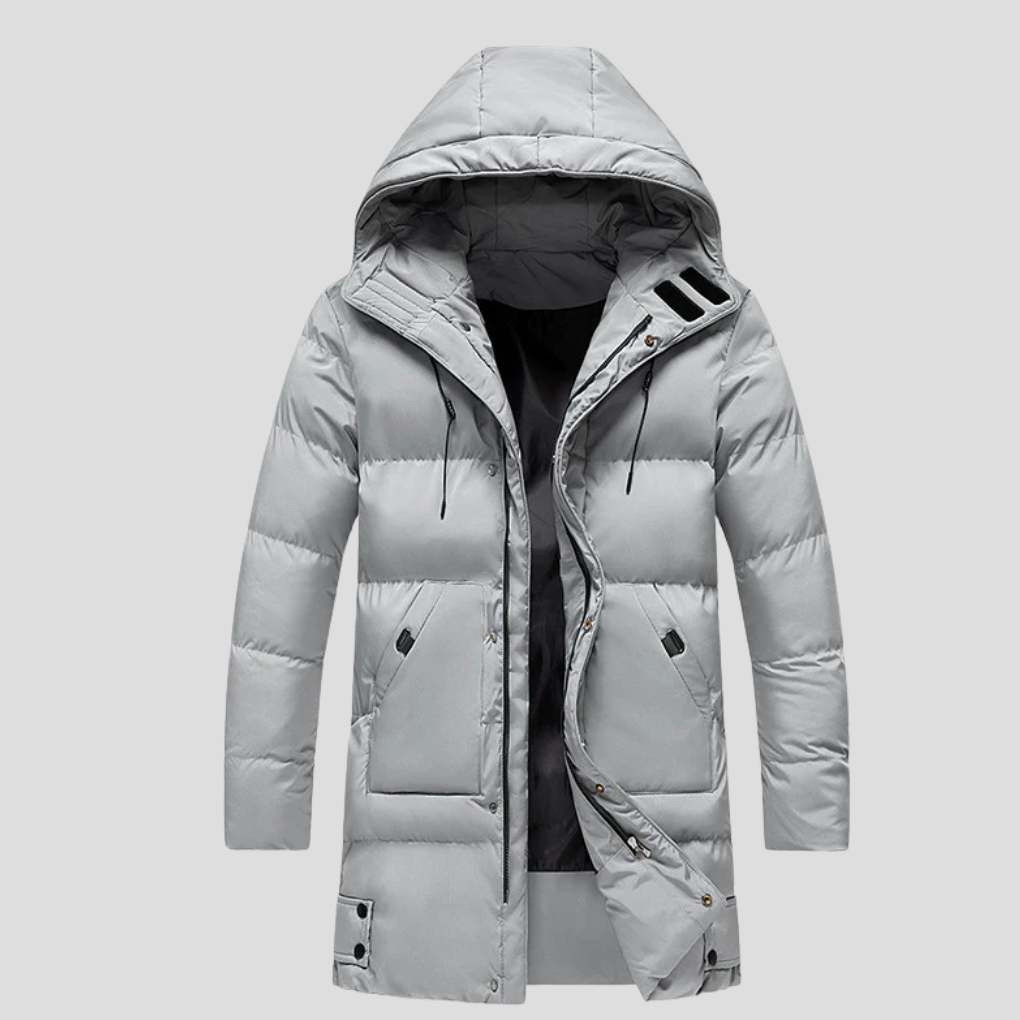 Pánský Parka Kabát – Elegantní Štít pro Tvrdé Počasí