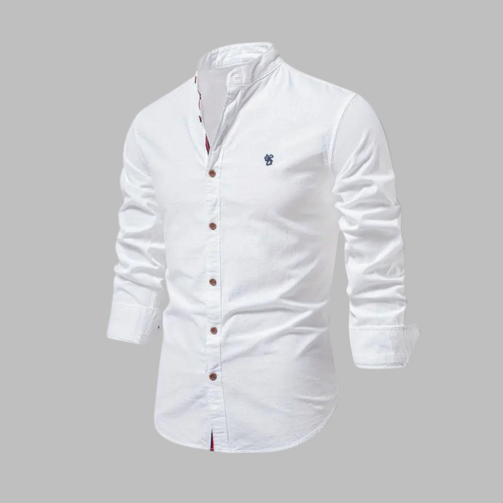 Trendy Dlouhý Rukáv Polo Triko pro Muže