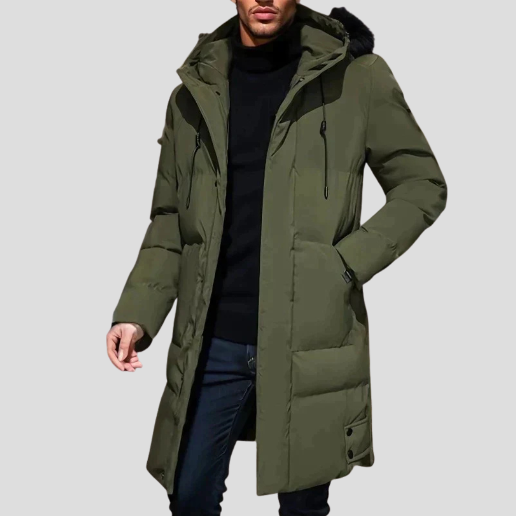 Pánský Parka Kabát – Elegantní Štít pro Tvrdé Počasí