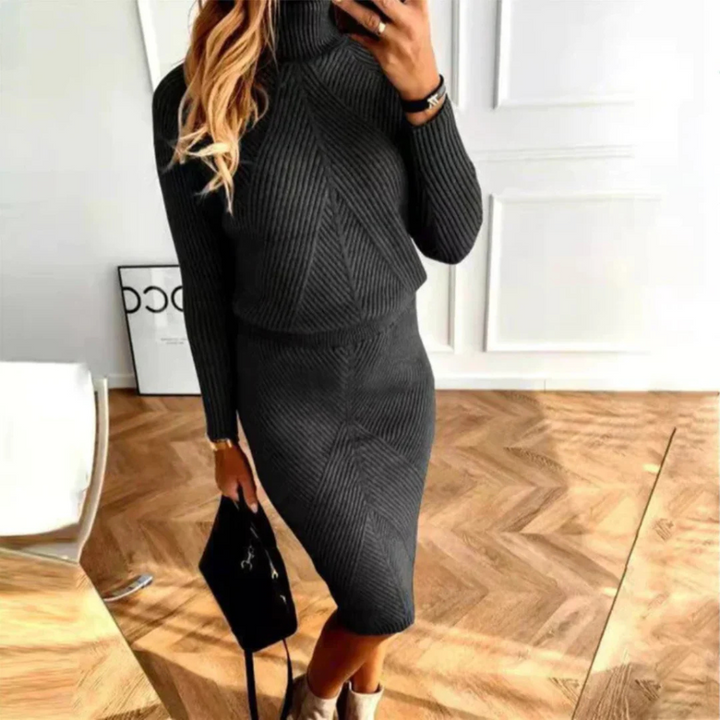 Dámské svetrkové šaty – Uvolněný styl se sezónním teplem