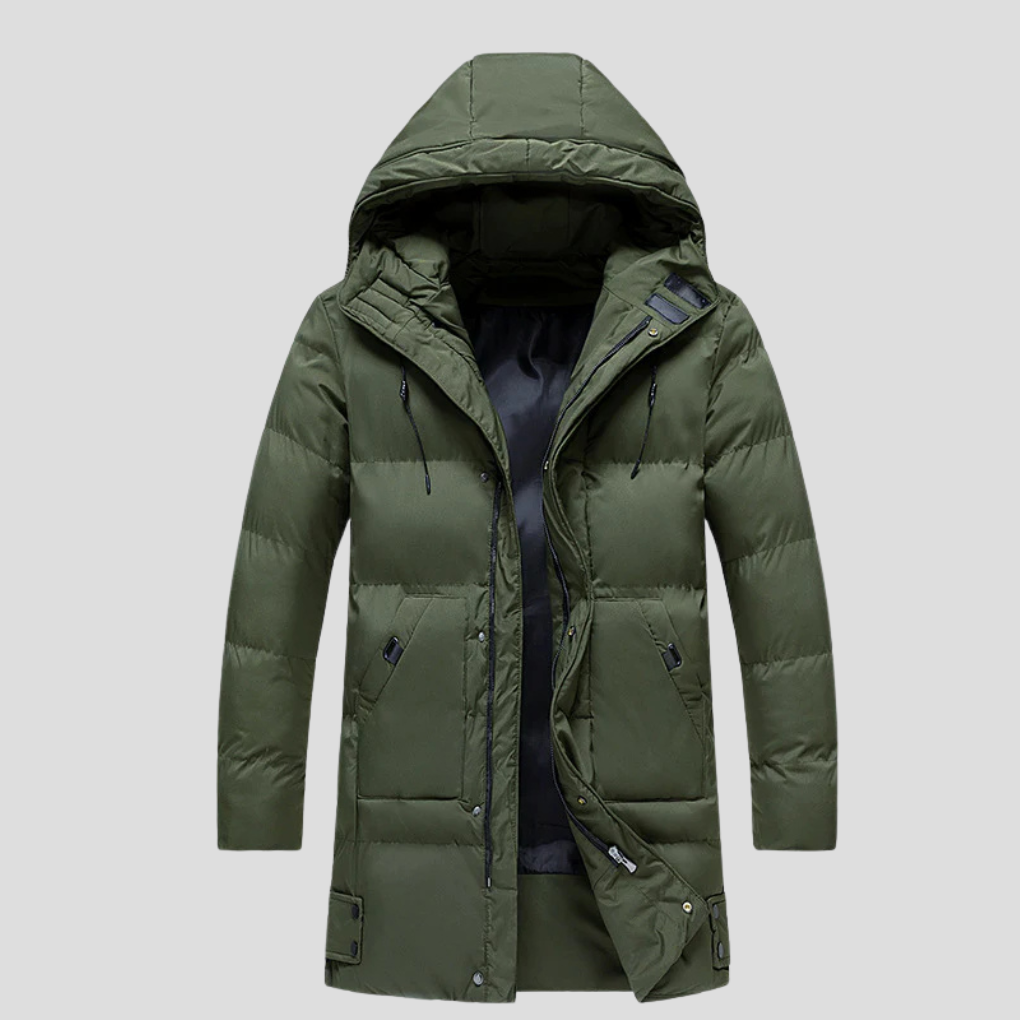Pánský Parka Kabát – Elegantní Štít pro Tvrdé Počasí