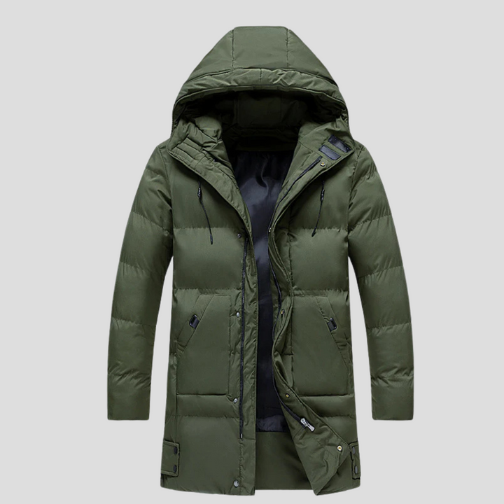 Pánský Parka Kabát – Elegantní Štít pro Tvrdé Počasí