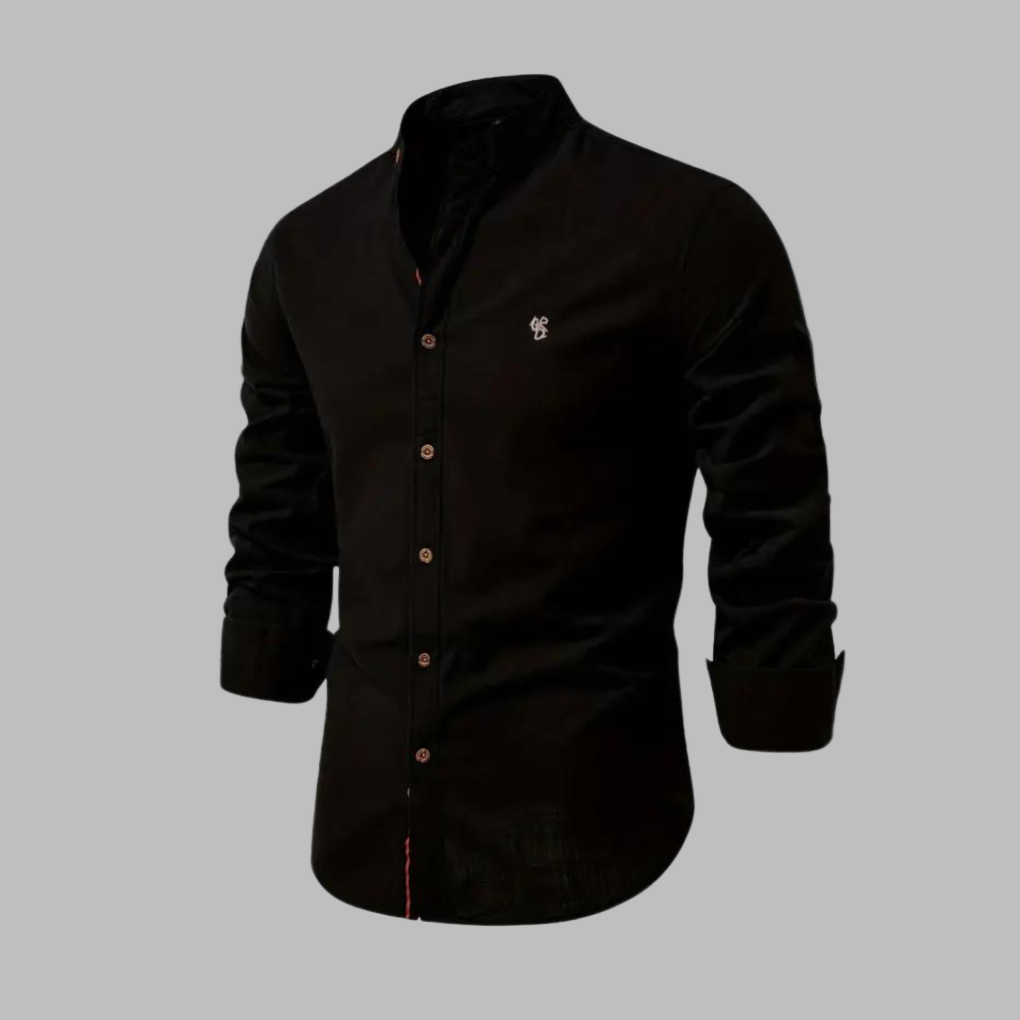 Trendy Dlouhý Rukáv Polo Triko pro Muže
