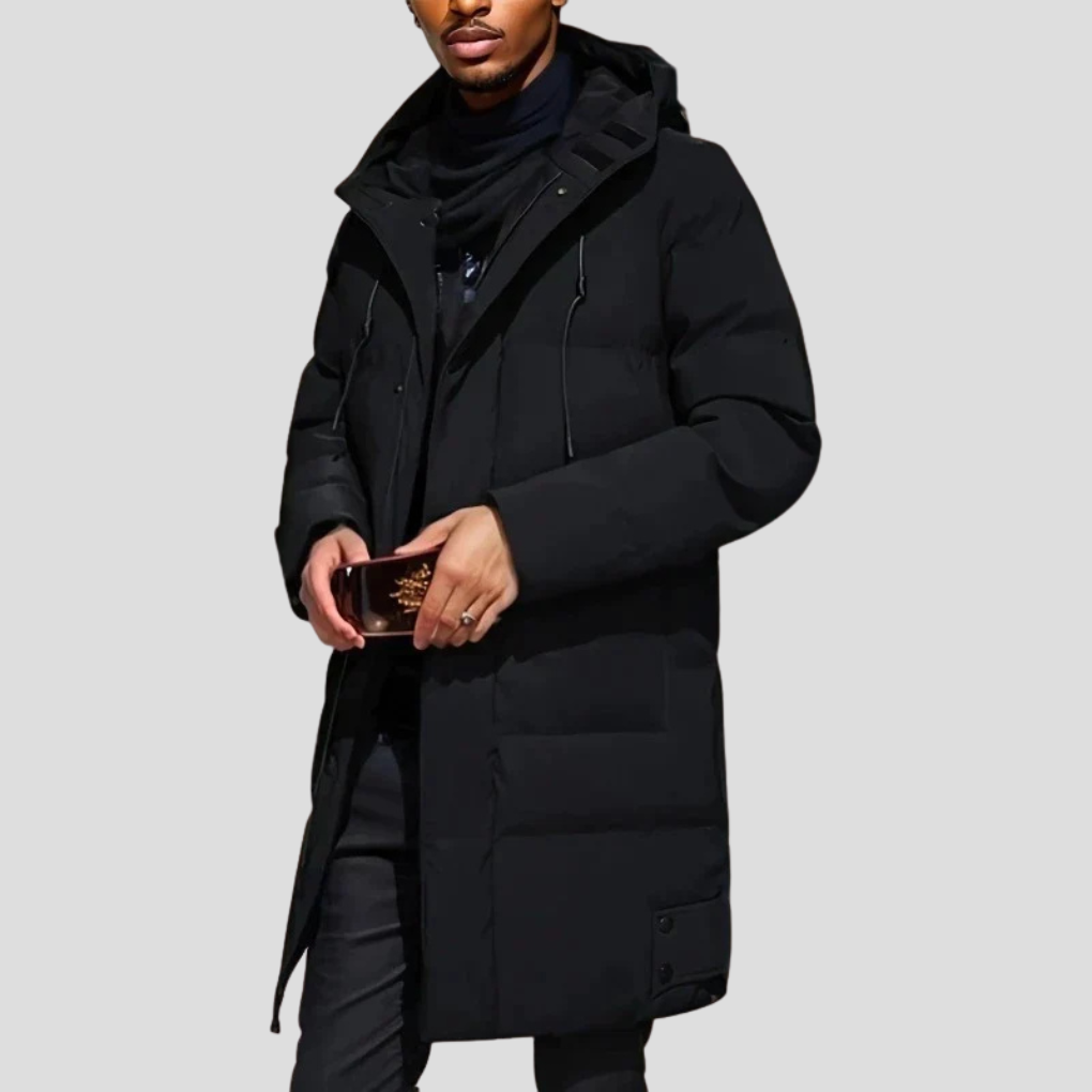 Pánský Parka Kabát – Elegantní Štít pro Tvrdé Počasí