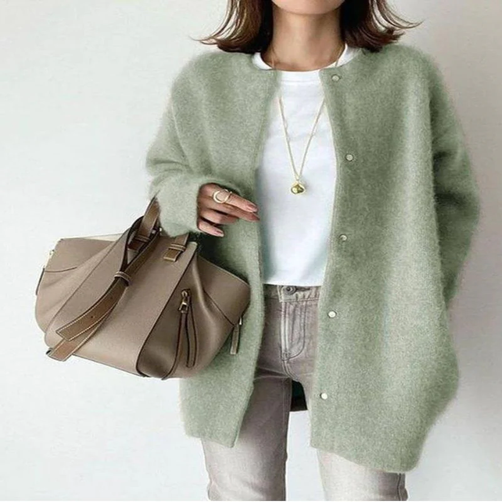 Verena pletený cardigan – univerzální styl pro vrstvené vzhledy